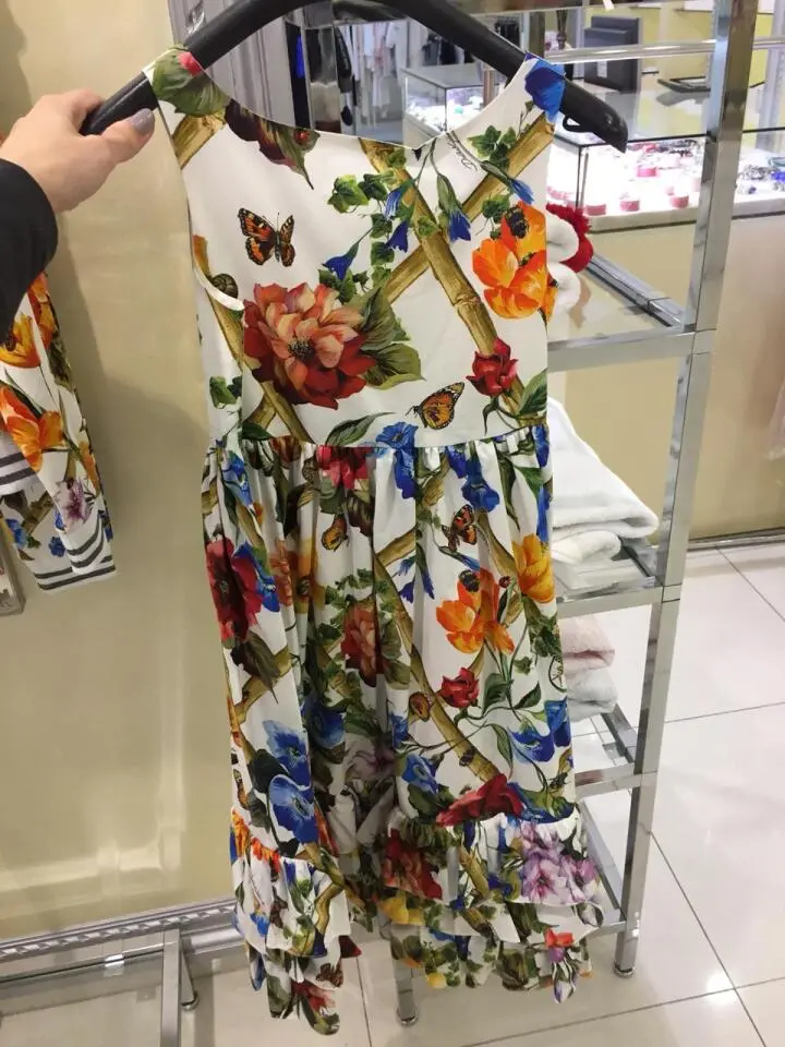 Сарафан с принтом