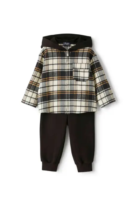 Il Gufo Джемпер клетчатый и брюки