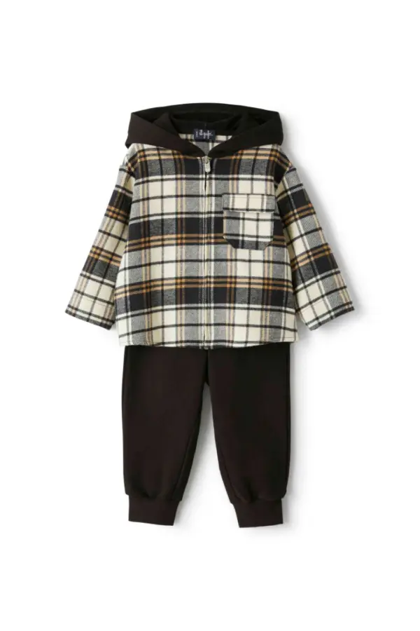 Il Gufo Джемпер клетчатый и брюки