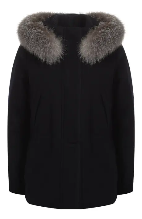 Loro Piana Кашемировая курка с капюшоном