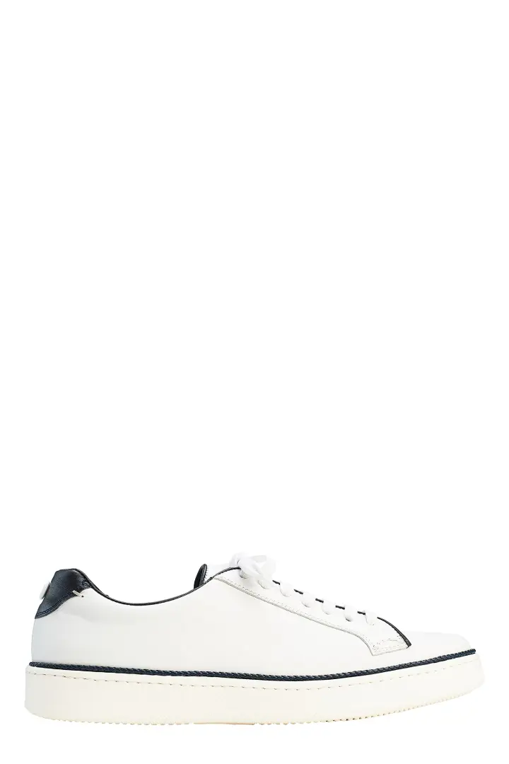  Кеды мужские, кожаные