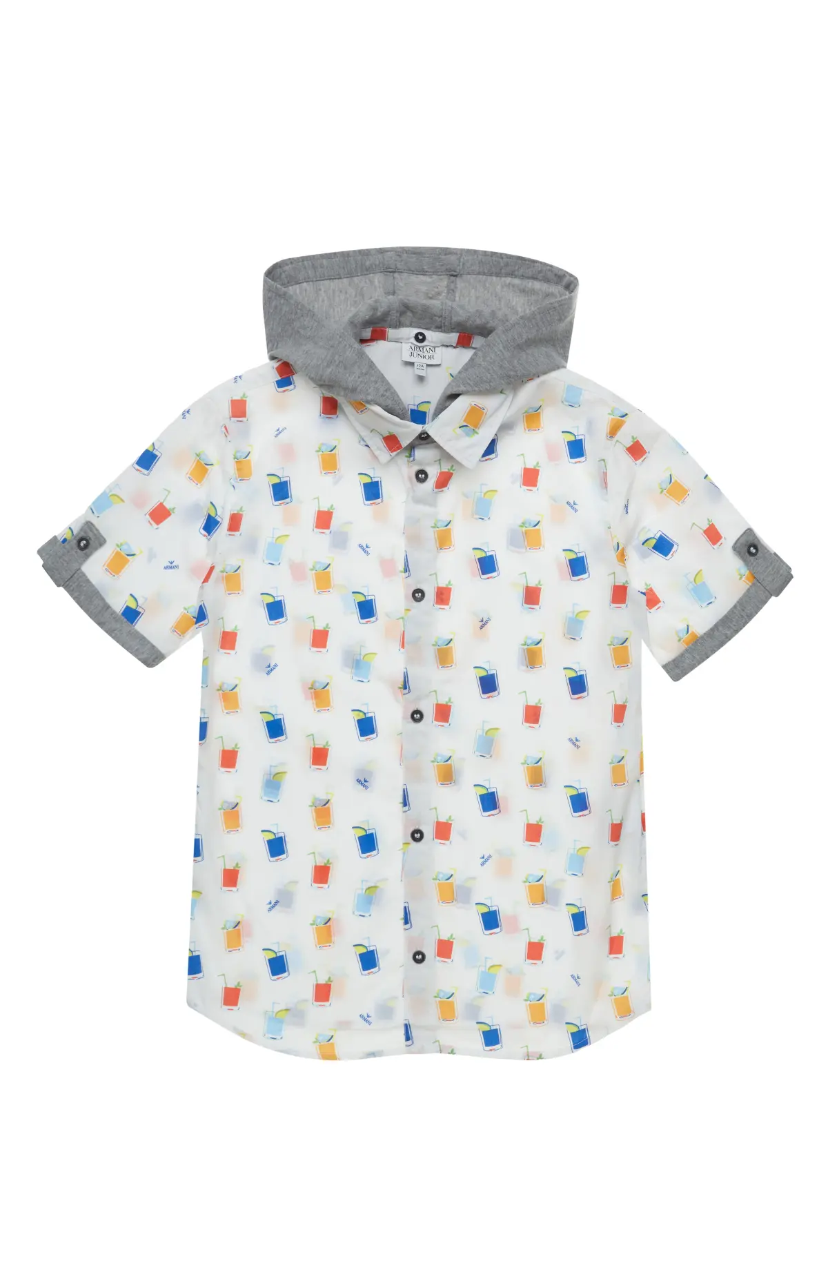 ARMANI JUNIOR Рубашка м /+капюшон/