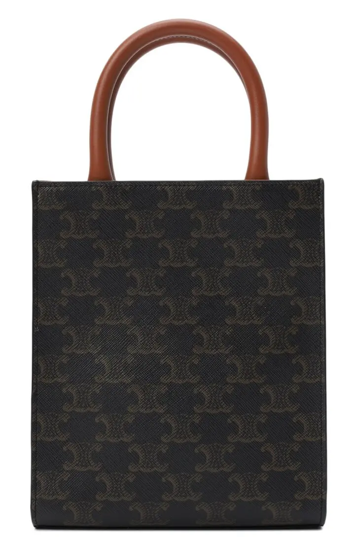 CELINE СУМКА из принта и кожа теленка