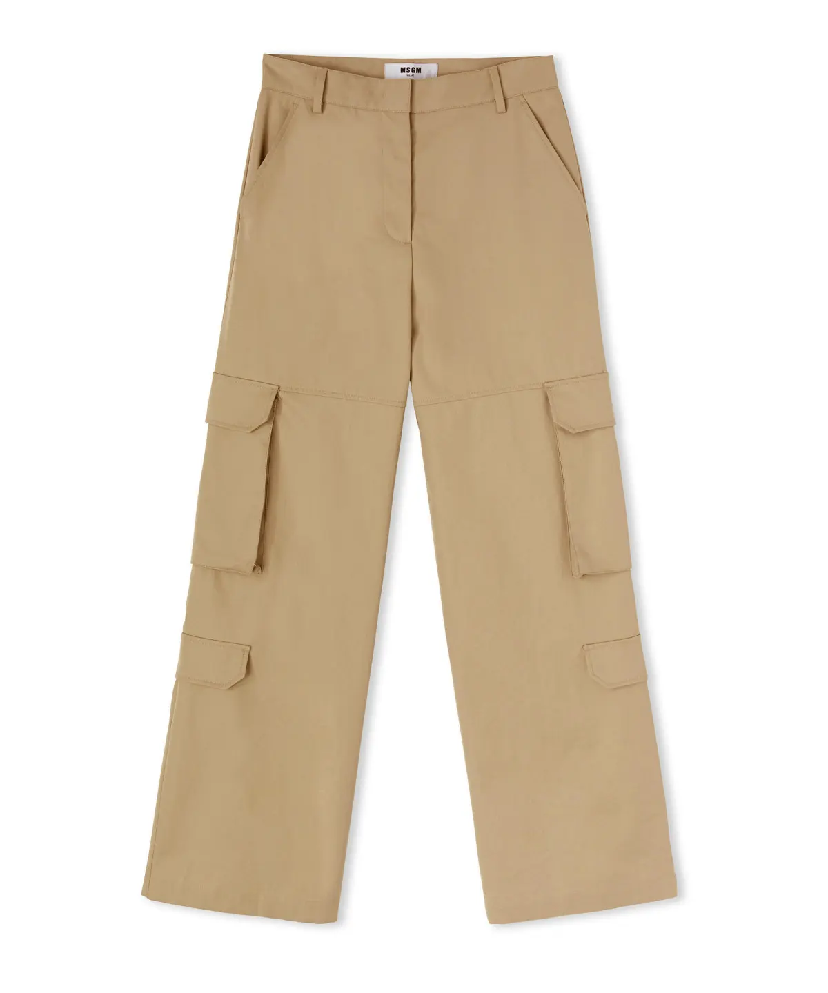 Брюки женские, накладные карманы