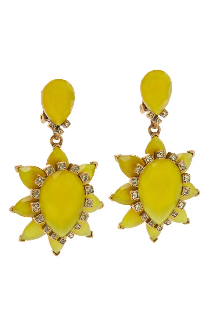 Oscar de La Клипсы женские
