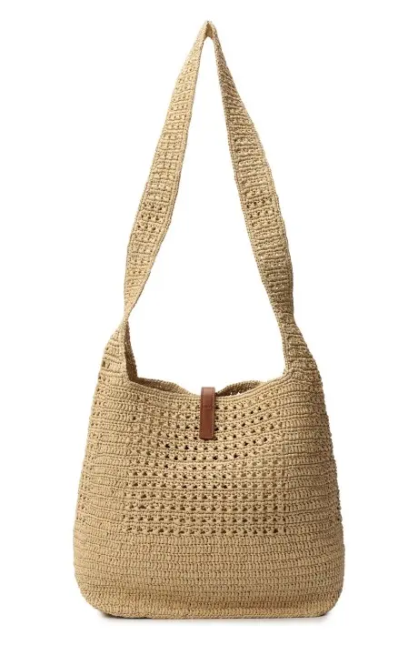 SAINT LAURENT Сумка женская плетеная