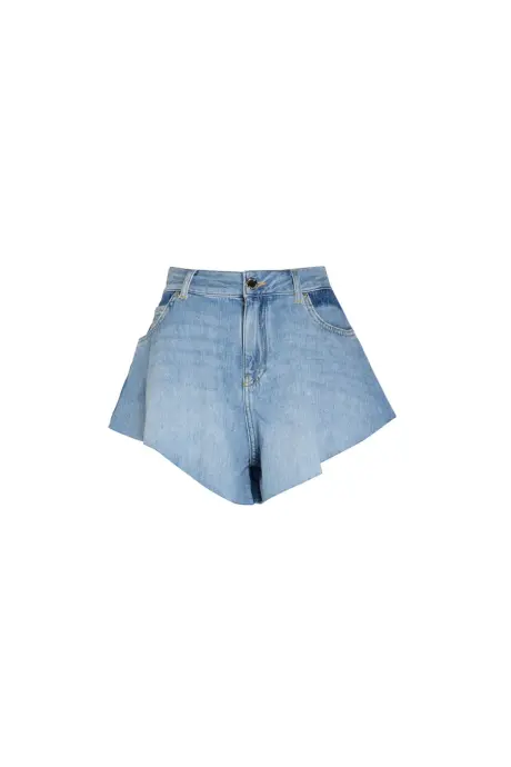 Pinko Шорты-бабочка женские джинсовые