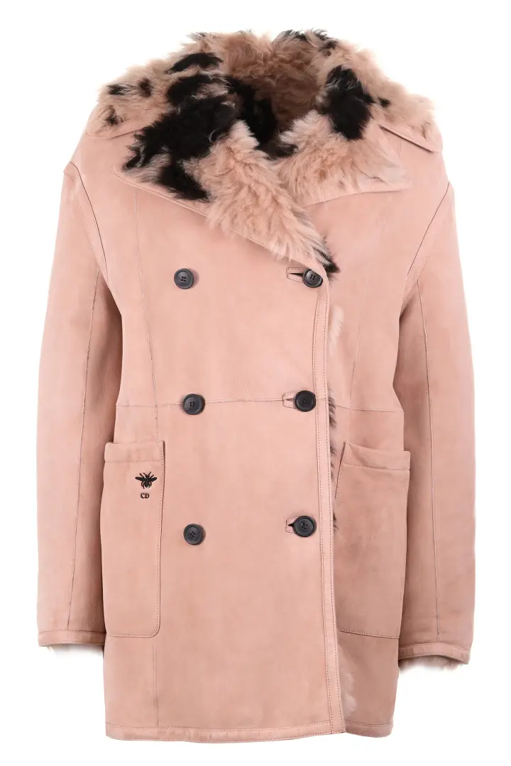 Dior Дубленка женская двухсторонняя