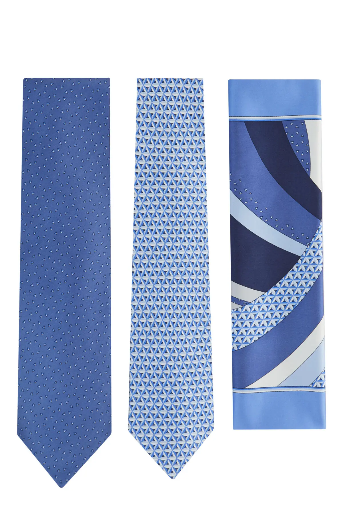  Набор:2 галстука+платок, чехол