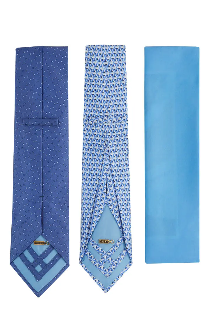  Набор:2 галстука+платок, чехол