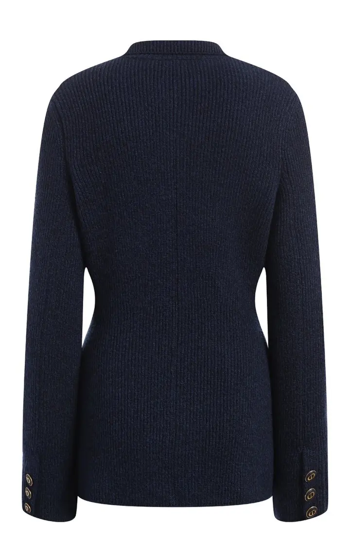 Dior Жакет из трикотажа в рубчик