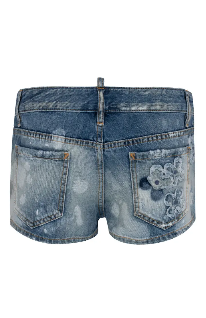 DSQUARED2 S72МU0166 Шорты женские джинсовые