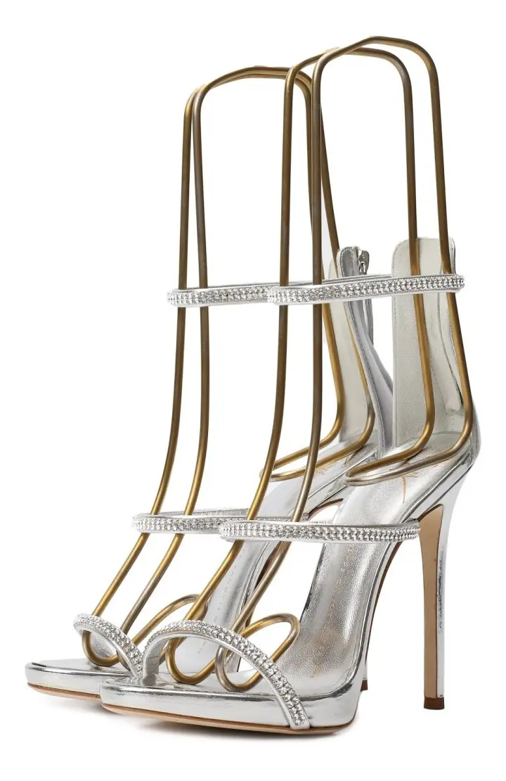 Giuseppe Zanotti Босоножки женские /стразы/