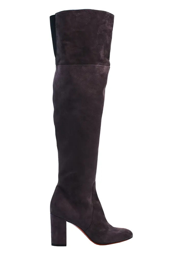 SANTONI Ботфорты женские, замш