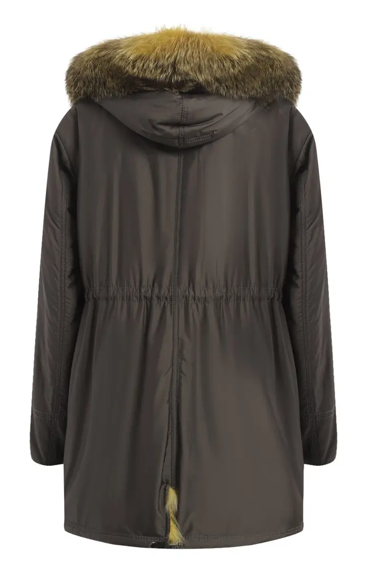 Gianfranco Парка женская, мех лиса