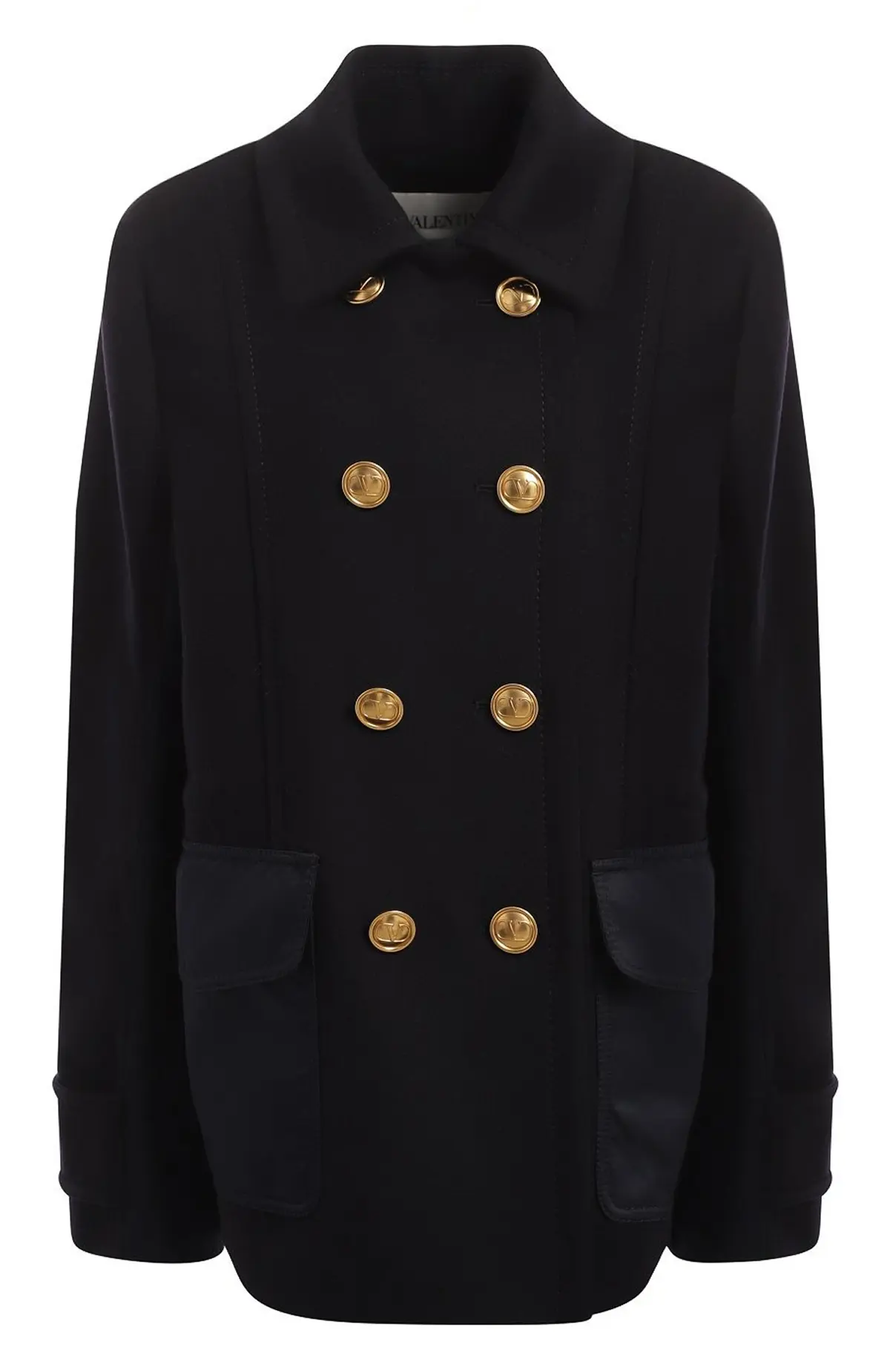 VALENTINO Пальто из шерсти и кашемира