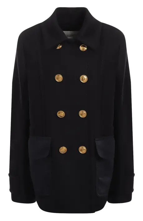 VALENTINO Пальто из шерсти и кашемира