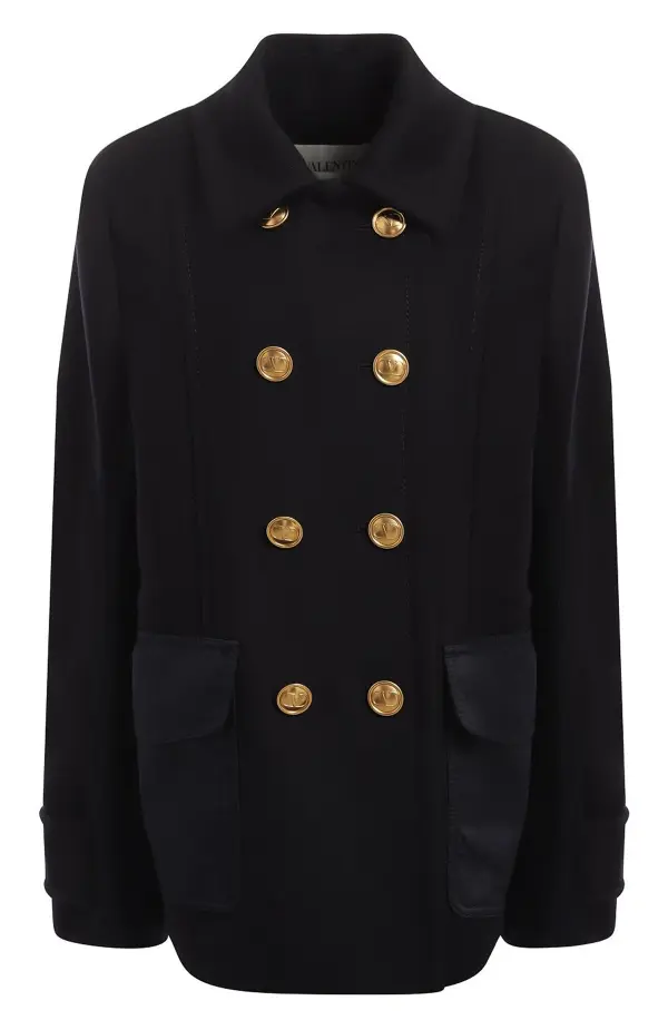 VALENTINO Пальто из шерсти и кашемира