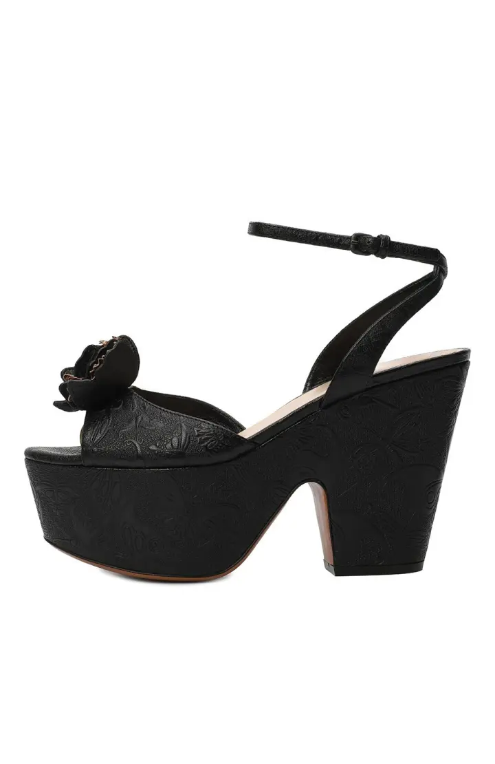 Bottega veneta Босоножки женские /кожа узор/