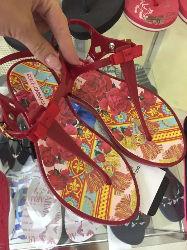 DOLCE & GABBANA Сланцы