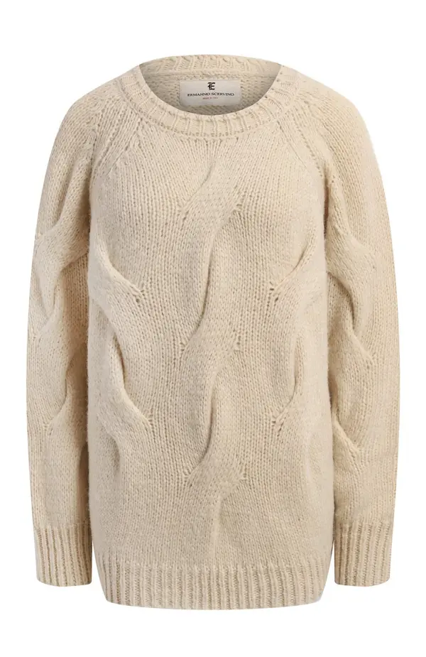 ERMANO Свитер женский с фактурным узором