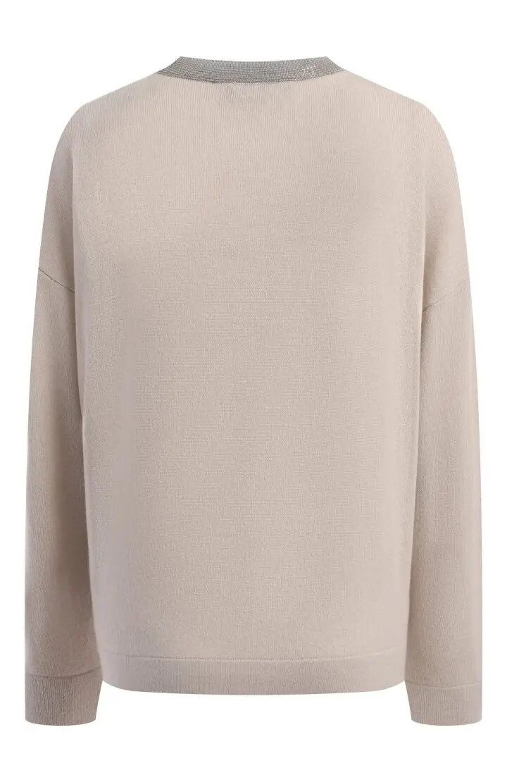  Джемпер из смеси шерсти, шелка и кашемира