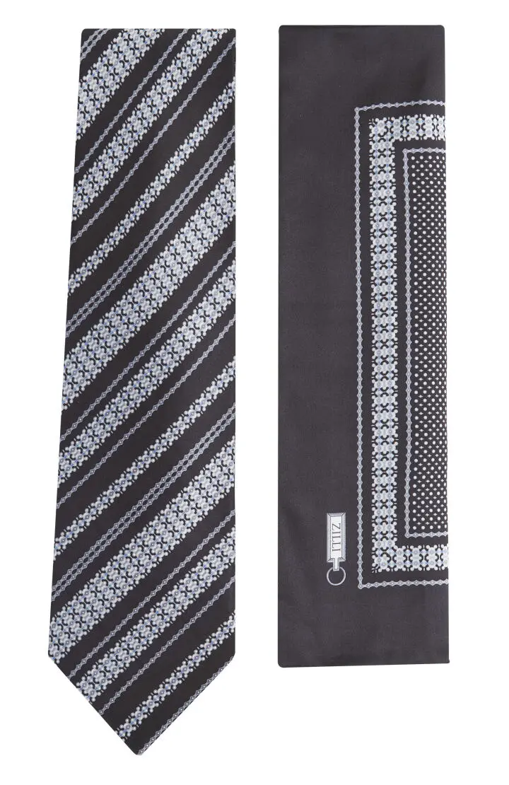  Подарочный набор:1 Галстук+ платок