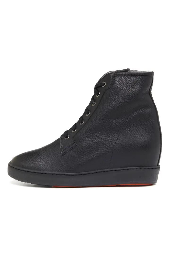SANTONI Ботинки женские на меху /кожа/