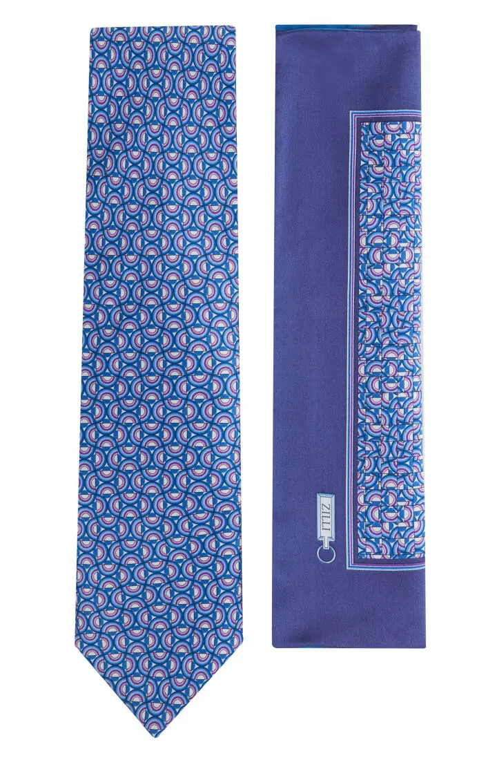  Подарочный набор:1 Галстук+ платок