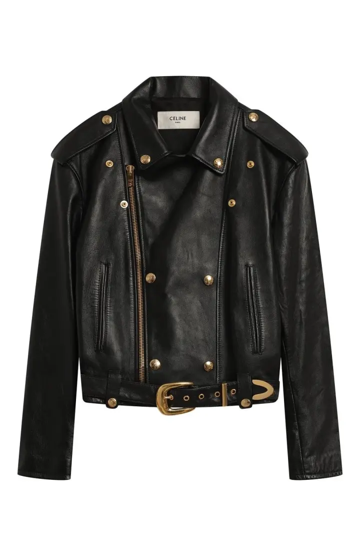 CELINE Куртка женская кожаная