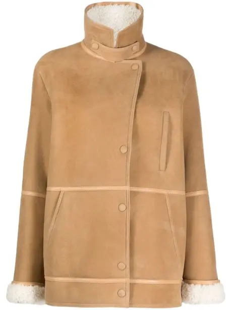 YVES SALOMON Дубленка укороченная