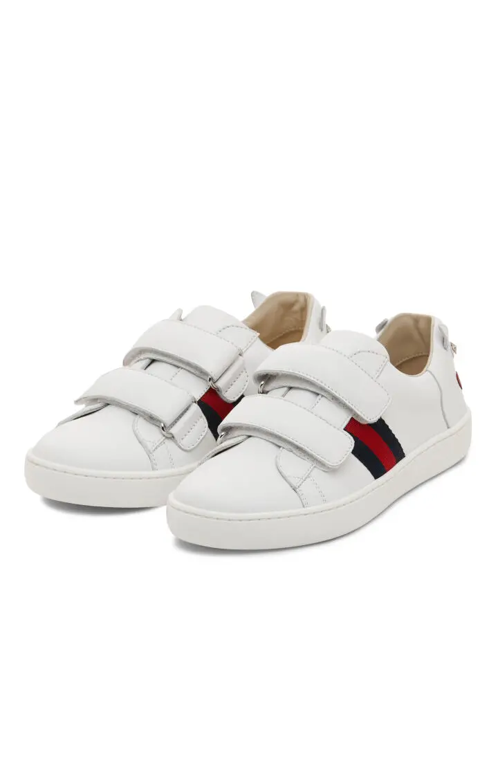 GUCCI JUNIOR Кеды, кожа