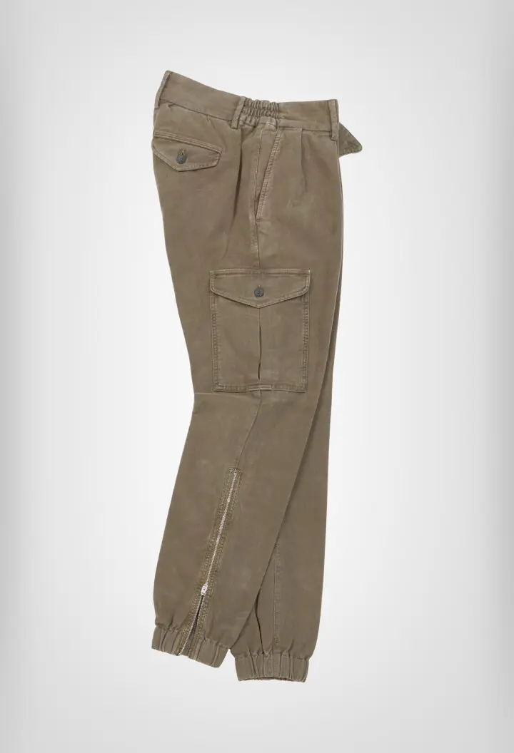 Брюки мужские карго, молнии