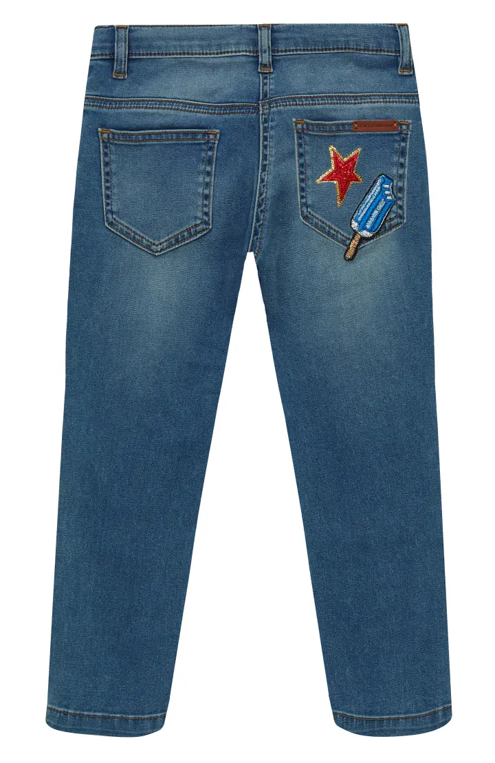 Джинсы /аппликация/