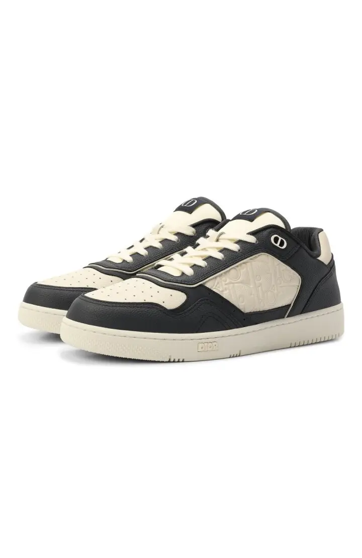 Кеды мужские, белые вставки