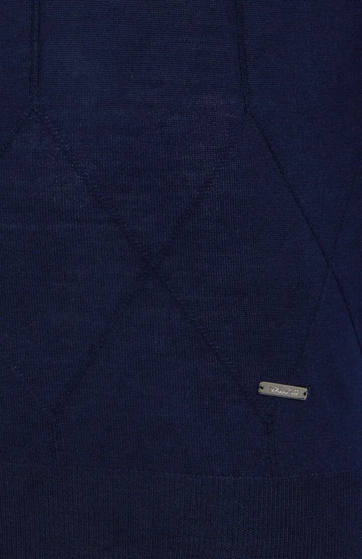  Поло мужское с зипом, длинный рукав