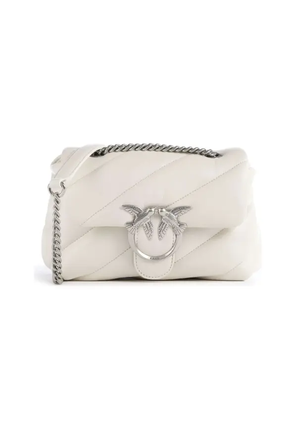 Pinko Сумка женская серебряная застежка