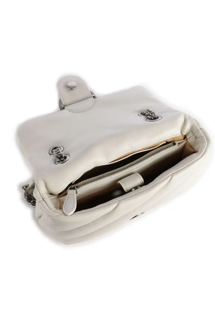  Сумка женская серебряная застежка