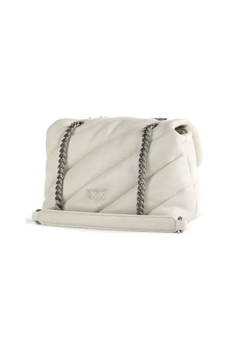 Pinko Сумка женская серебряная застежка