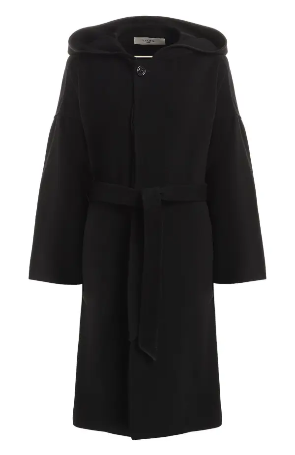 CELINE Пальто с капюшоном