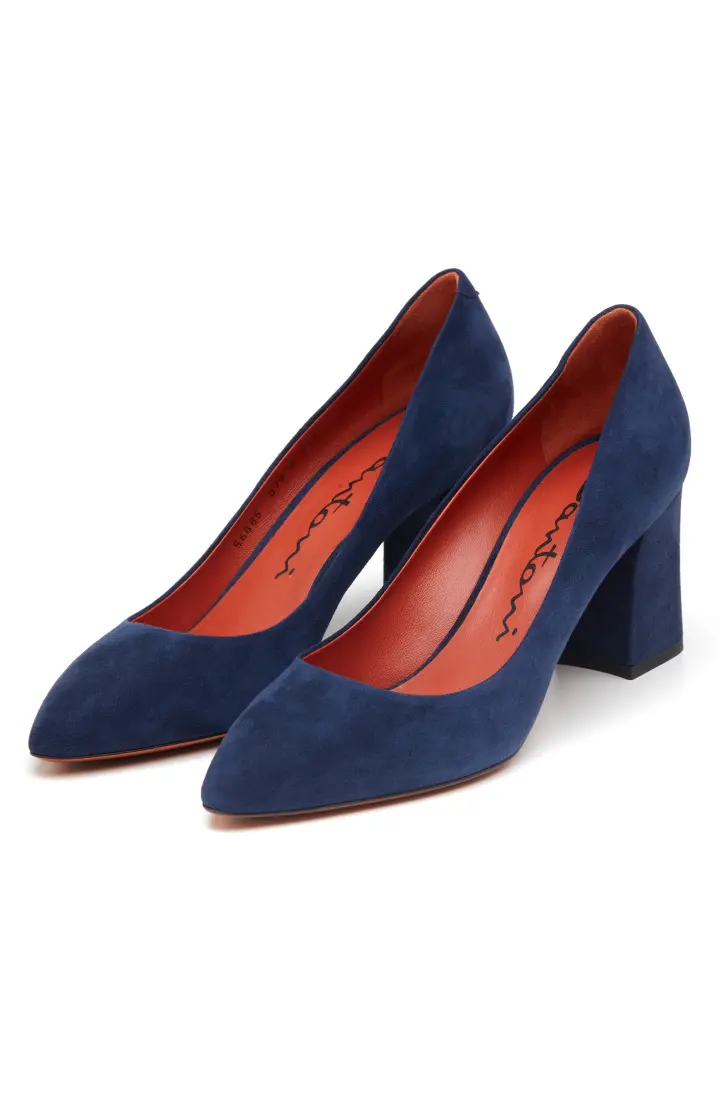 SANTONI Туфли женские замшевые
