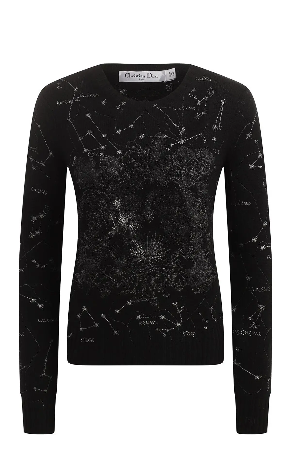 Dior Свитер из кашемира с мотивом