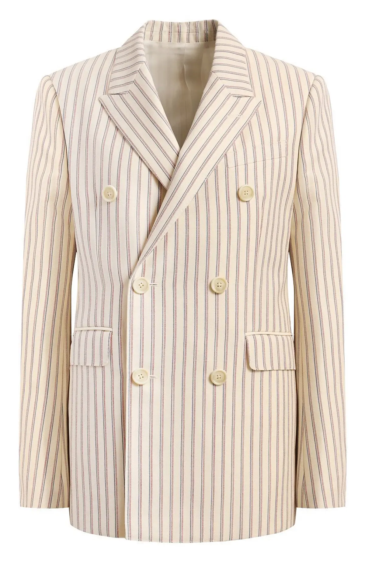 CELINE КЛАССИЧЕСКИЙ ПИДЖАК ИЗ ШЕРСТИ В ПОЛОСКУ
