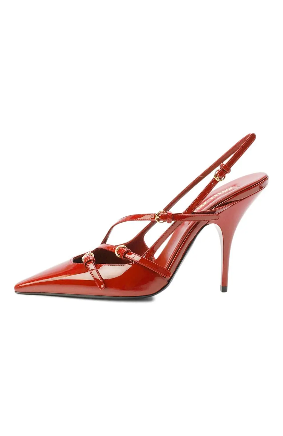 MIU MIU Туфли слингбеки с ремнями