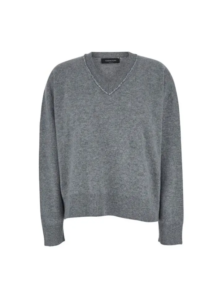 Джемпер женский, V-образый вырез