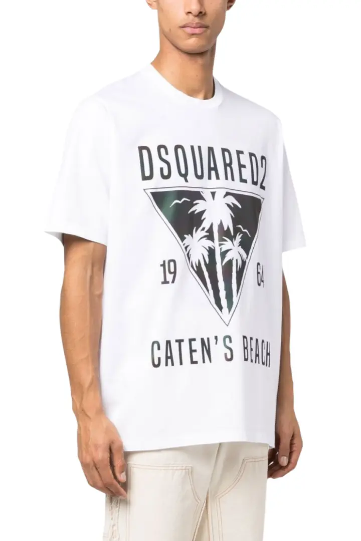  Футболка мужская, пальмы