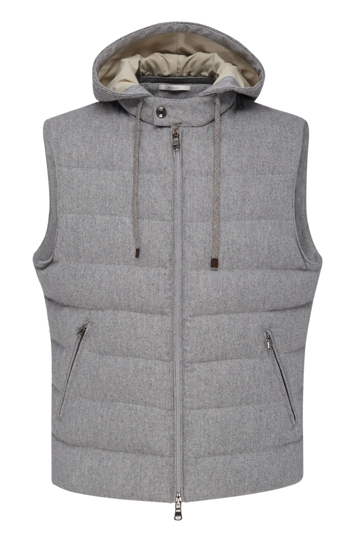  Жилет из шерсти с капюшоном