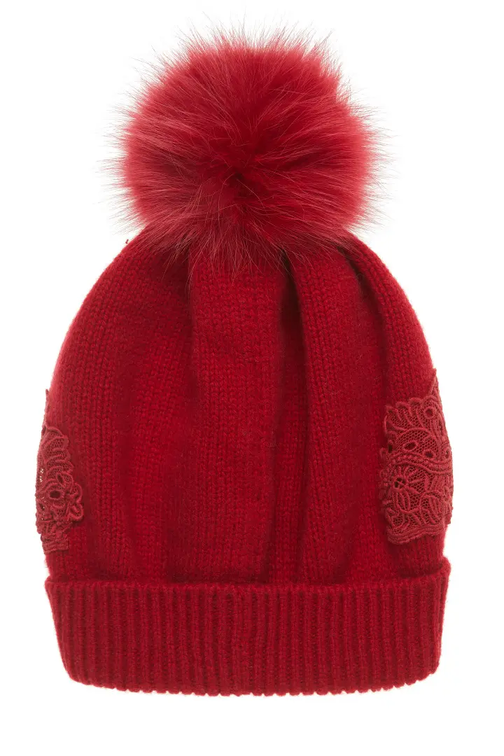 АКСЕССУАРЫ Moncler Шапка д ажурная отделка
