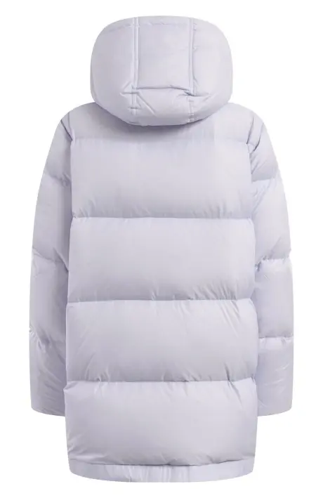 YVES SALOMON Куртка с меховой отделкой и капюшоном