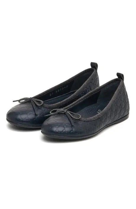 GUCCI JUNIOR АОЕ40 Балетки, кожа